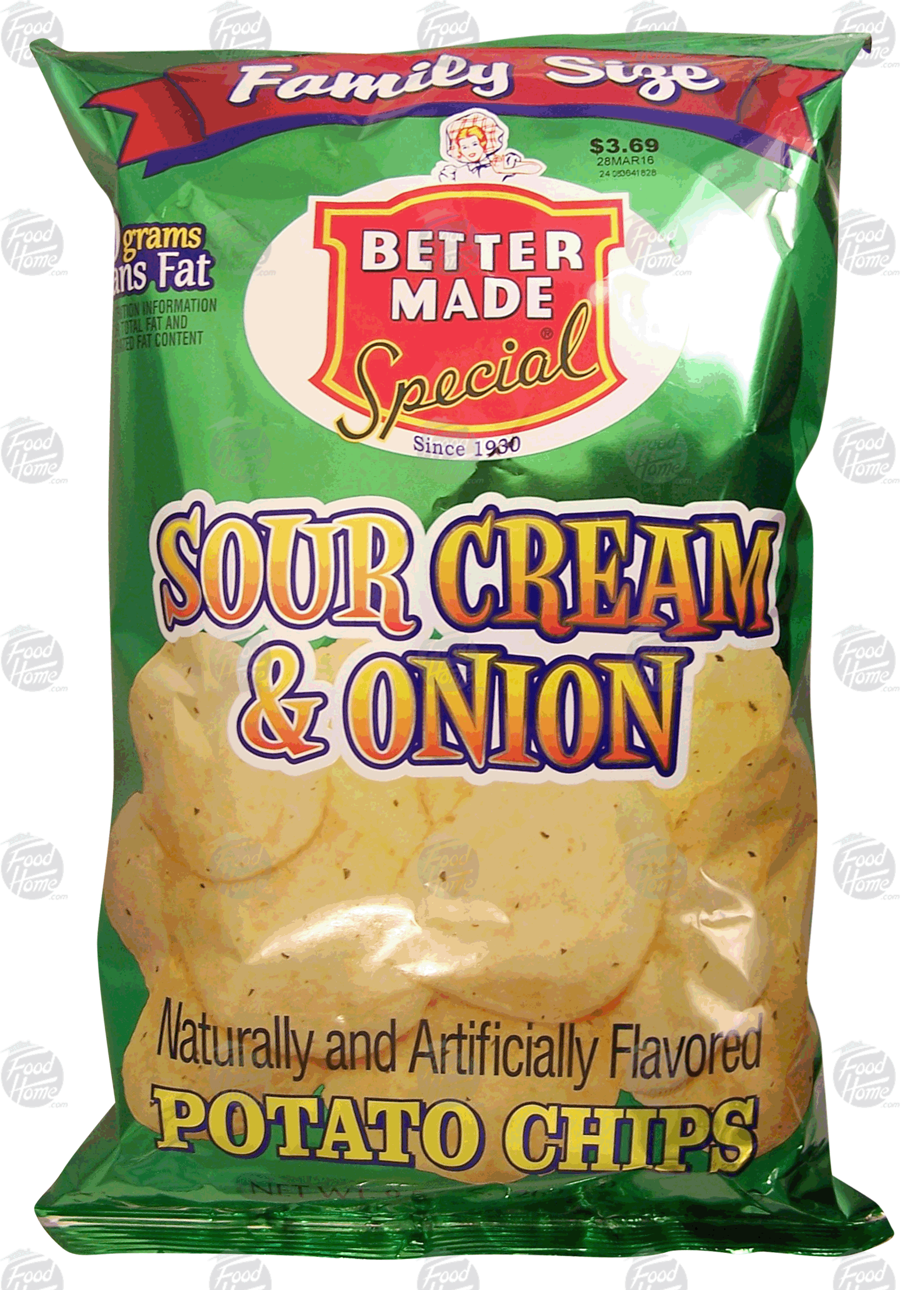 Better Made Special sour cream & onion flavored potato chips Full-Size Picture